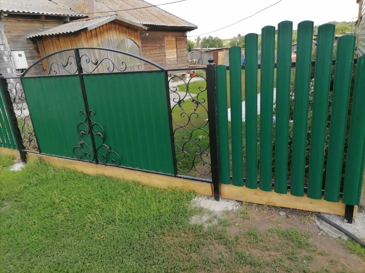 забор из штакетника Зеленый Мох фото7 в Киришах