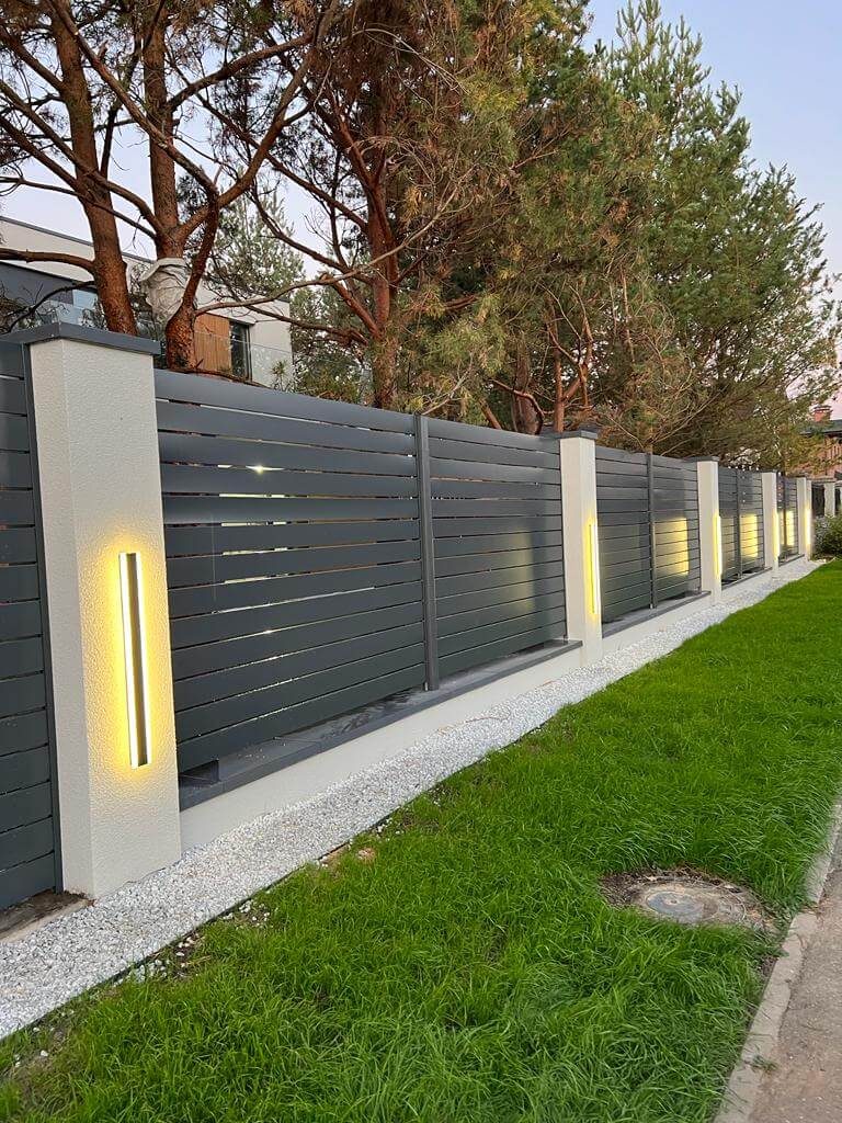 Забор-ранчо из металлопланкена 36м RAL7024 Серый Графит фото 13 в Киришах