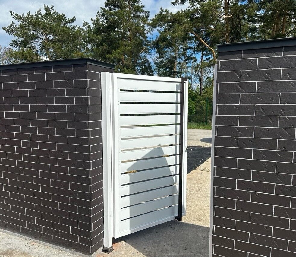 Калитка из металлопланкена RAL9003 Белый фото 4 в Киришах