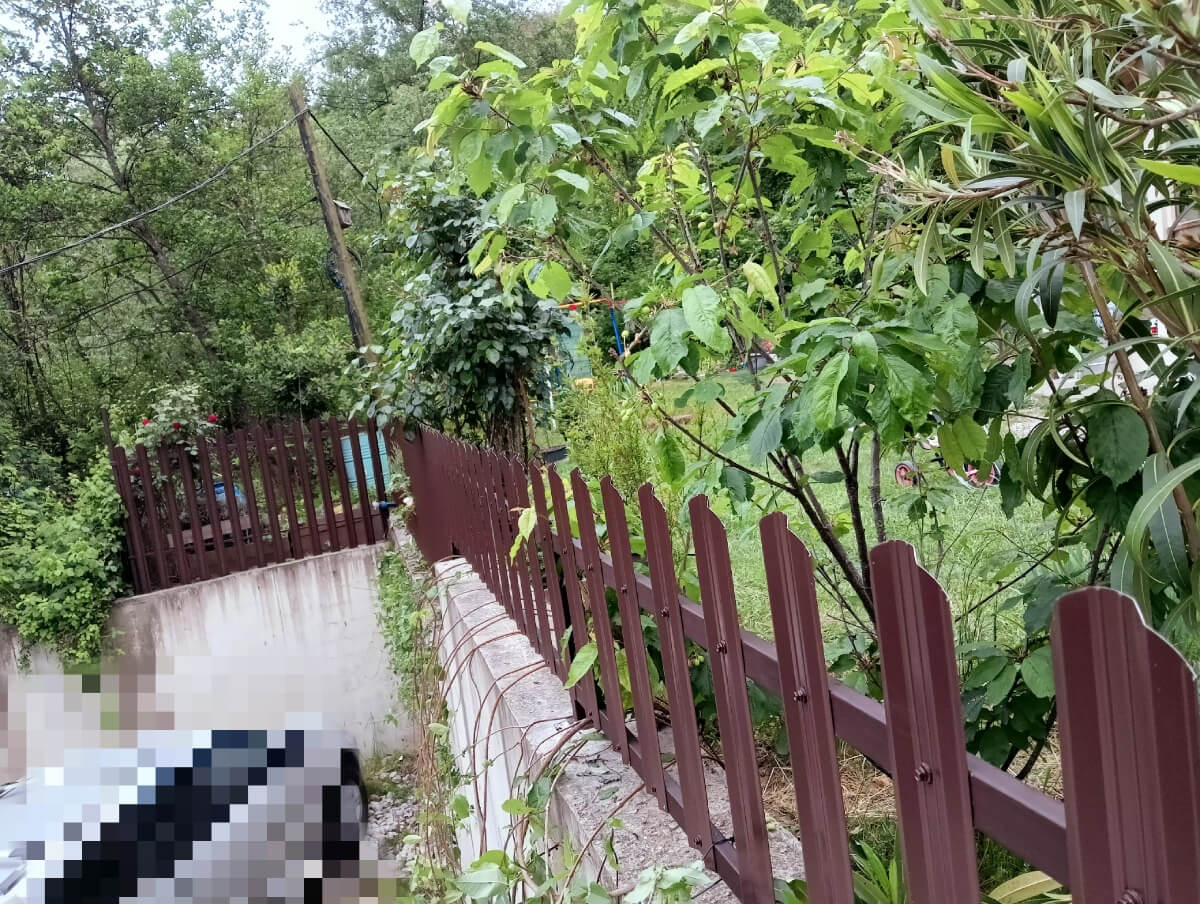 Забор из евроштакетника 18м RAL8017/8017 Шоколад двусторонний фото 1 в Киришах