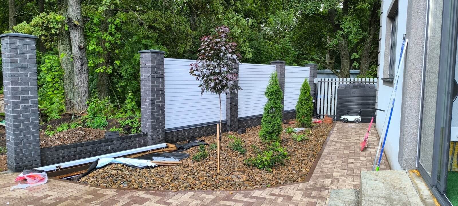 Забор-жалюзи из ламелей Хай-Тек 54м RAL9003 Белый фото 3 в Киришах