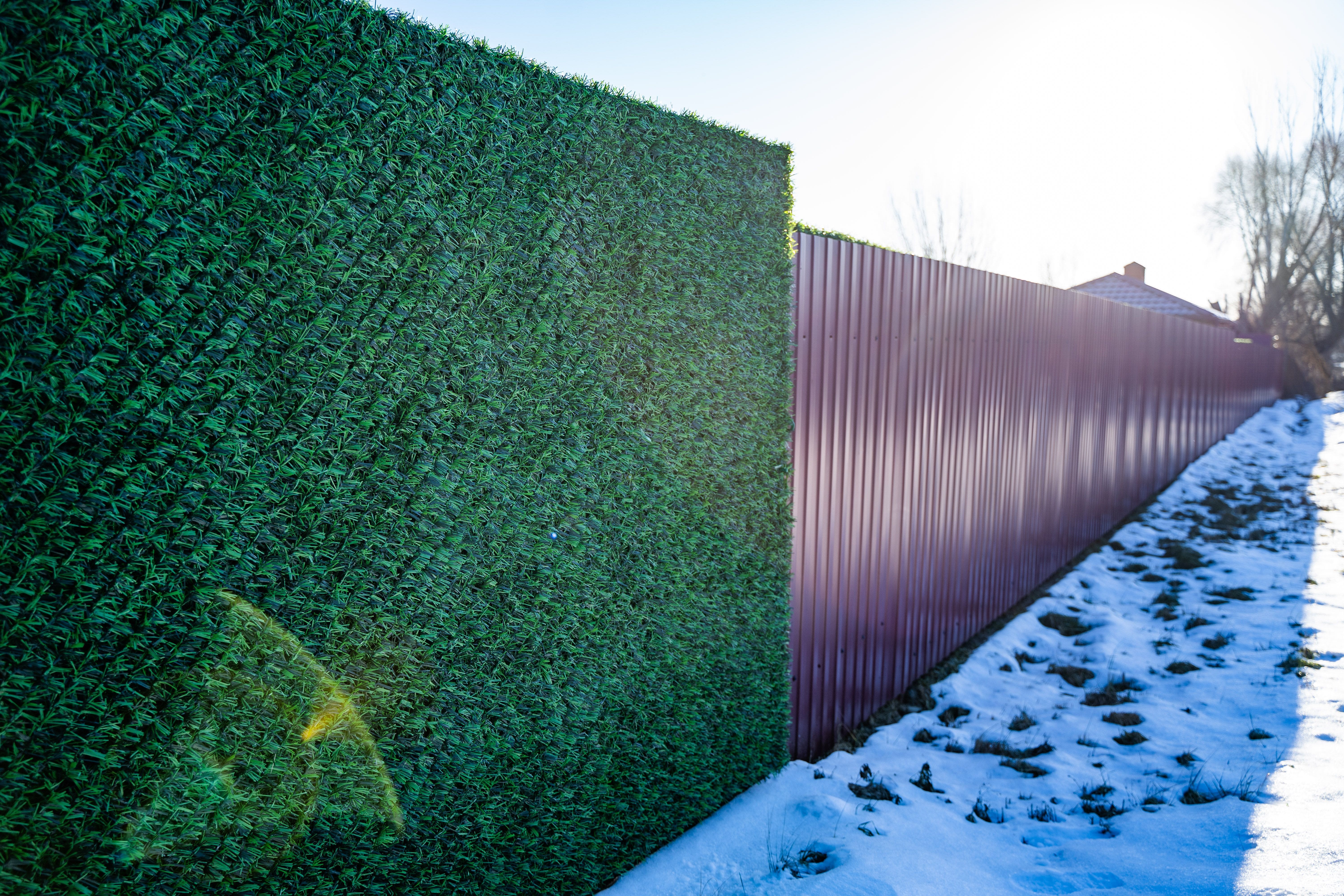 Вечнозеленый забор Grass Fence рулон 2м фото 11 в Киришах