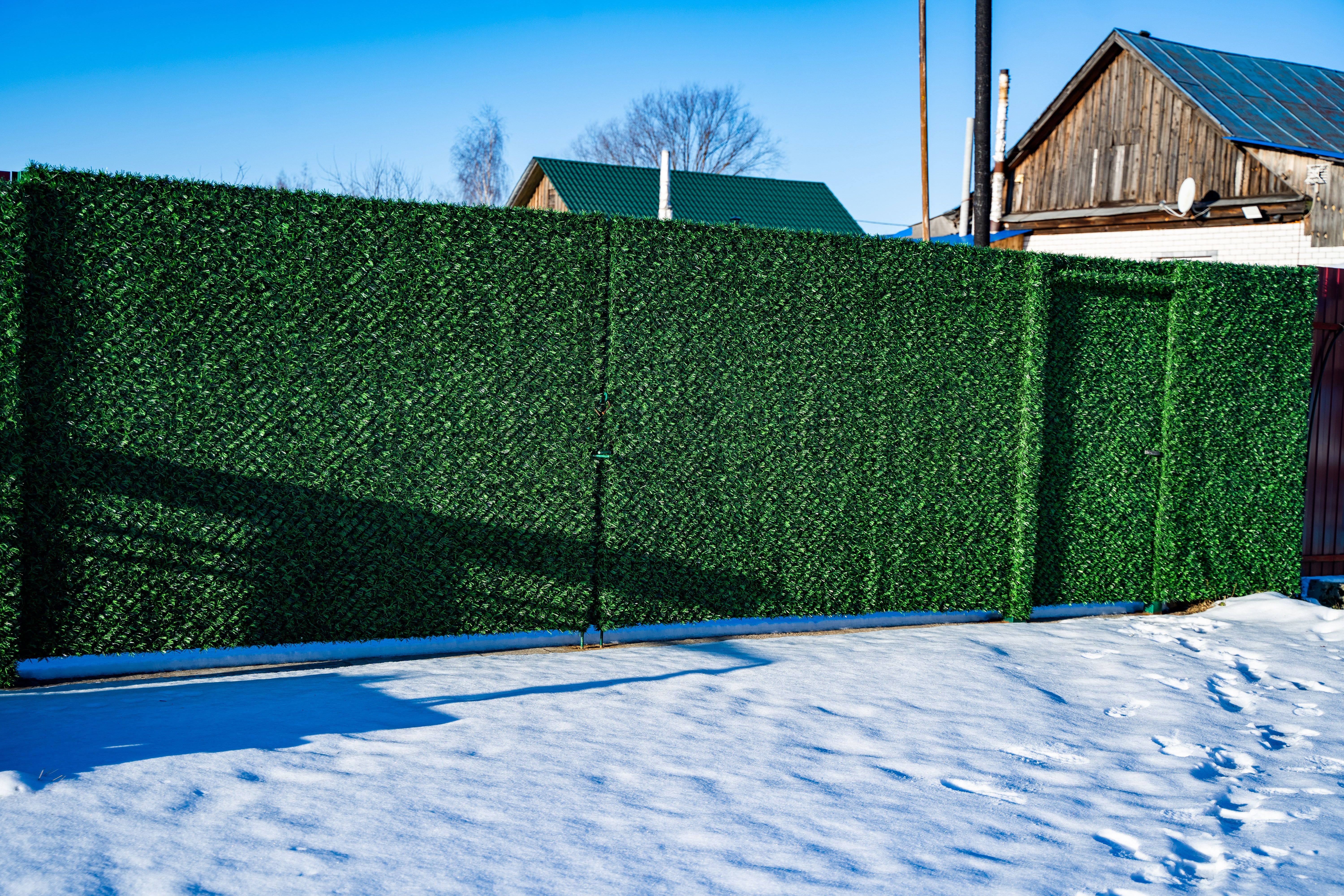 Вечнозеленый забор Grass Fence рулон 2м фото 4 в Киришах