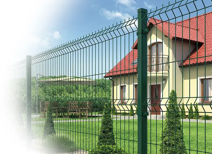Забор из 3D сетки гиттер в Киришах с установкой под ключ